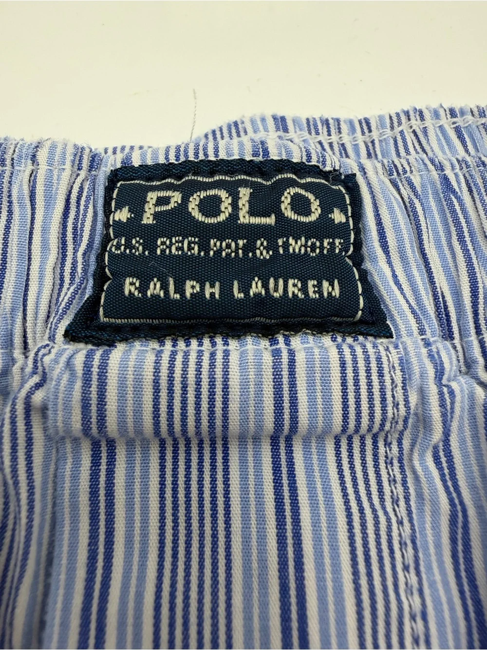 Polo Ralph Lauren Sleepwear Pants Mens XL Blue White Stripe Lounge Pajama PJ